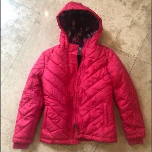 Girls size 8 winter pink jacket